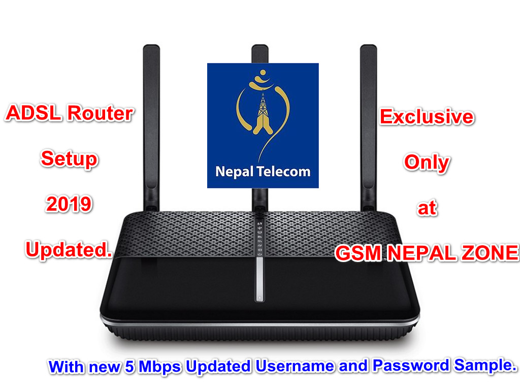 Nepal ADSL Router setup new method 2019 Updated.