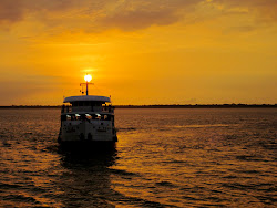 Amazon Riverboat - sunset