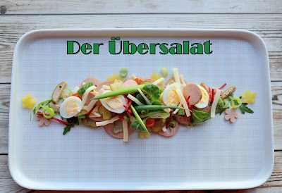 Käse-Wurstsalat mit Wachteleiern Käse Wurstsalat mit Wachteleiern