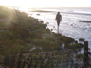 walking on the shore