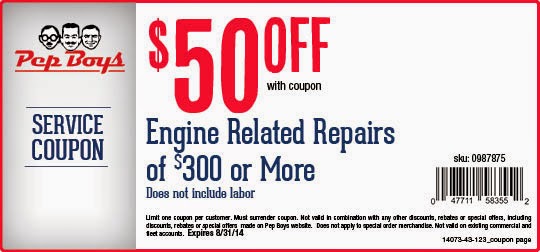 Pep Boys Tire Coupons And Rebates October 2017