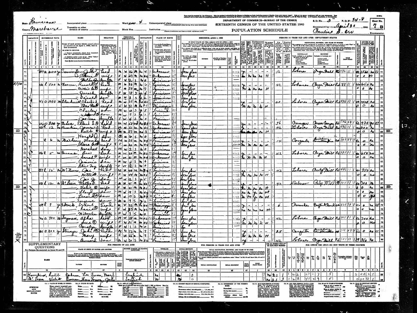 To the Feeser Family... and Beyond James Thomas Benjamin Farrar