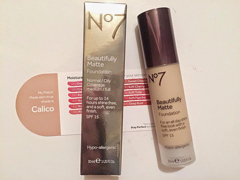 No7 Colour Match | Calico Beautifully Matte Foundation | Kirsty Leanne