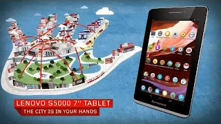 This ultra slim and feather light Lenovo S5000 is an Android tablet combines a 7" HD wide-view screen with a 5.0 megapixel rear camera, making it perfect for Web browsing