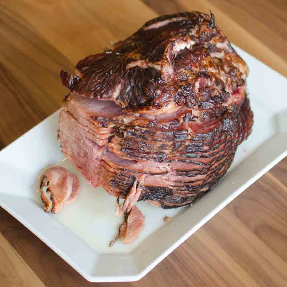 Pressure Cooked BoneIn Ham with MapleHoney Glaze Simple Awesome