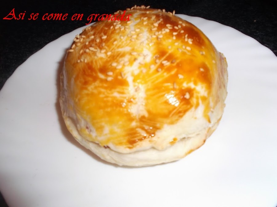 Hamburguesa de hojaldre