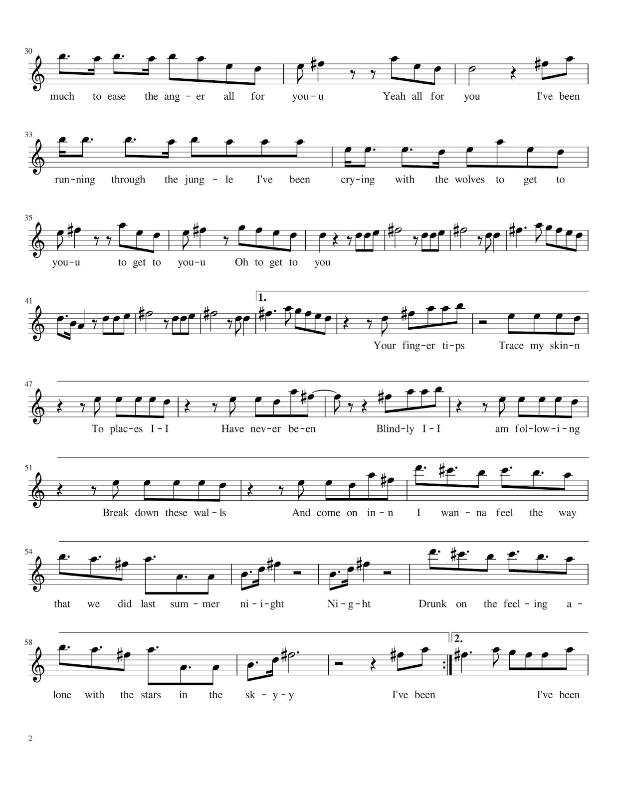 Flute Cafe Wolves by Selena Gomez and Marshmello (Flute Sheet Music)