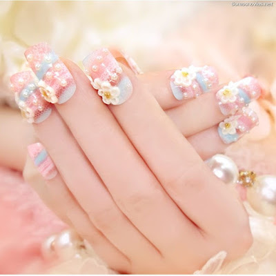 Uñas de novia 3D Uñas de novia 3D