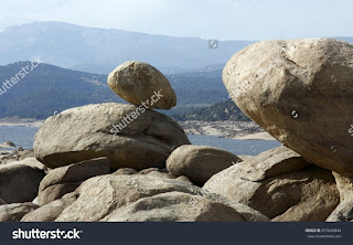 geometric composition of rocks caballeras, abstract surrealism, Abstract Naturalism, abstract composition of weathered rocks in the dam of El Burguillo, Avila, Castilla y Leon, Spain, geometric composition of rocks caballeras, abstract surrealism, Abstract Naturalism, abstract composition of weathered rocks in the dam of El Burguillo, Avila, Castilla y Leon, Spain,