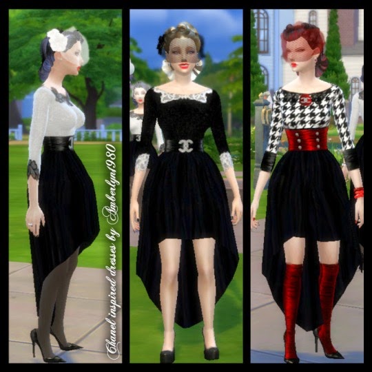 My Sims 4 Blog: Chanel Clothing and Hats for Females