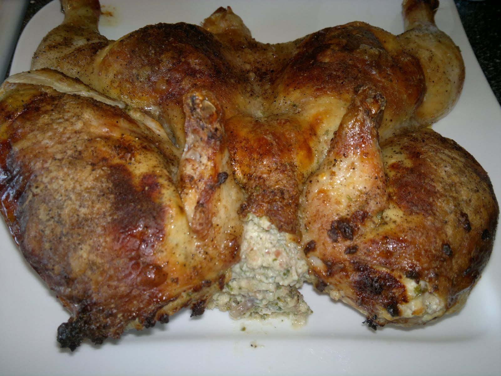 . Fylt kylling med persille og panchetta