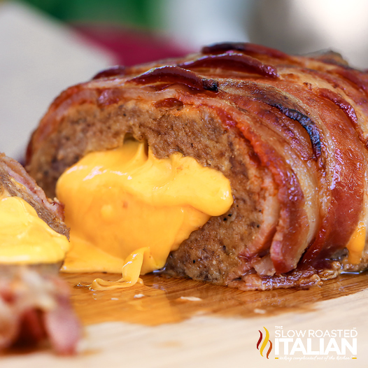 Stuffed Bacon Wrapped Meatloaf Stuffed Bacon Wrapped Meatloaf