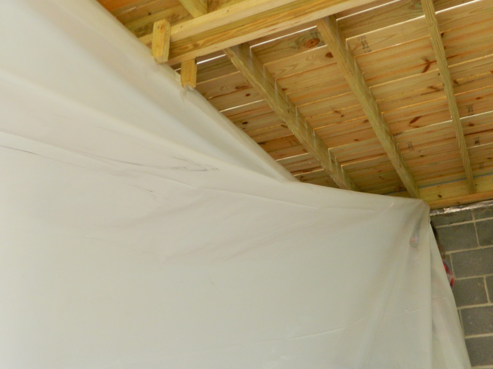 Lise's Log Cabin Life: Building a "Rain Shield" Under the Deck