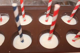 popsicles, red, white and blue, 4th of July