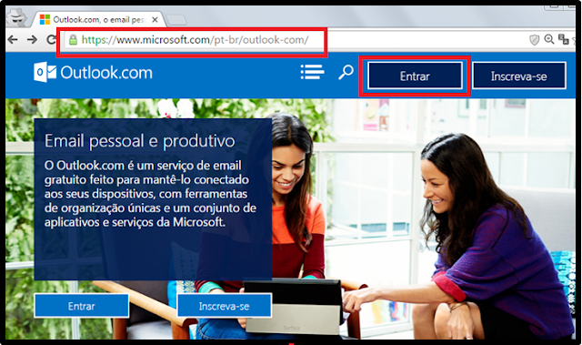 outlook entrar