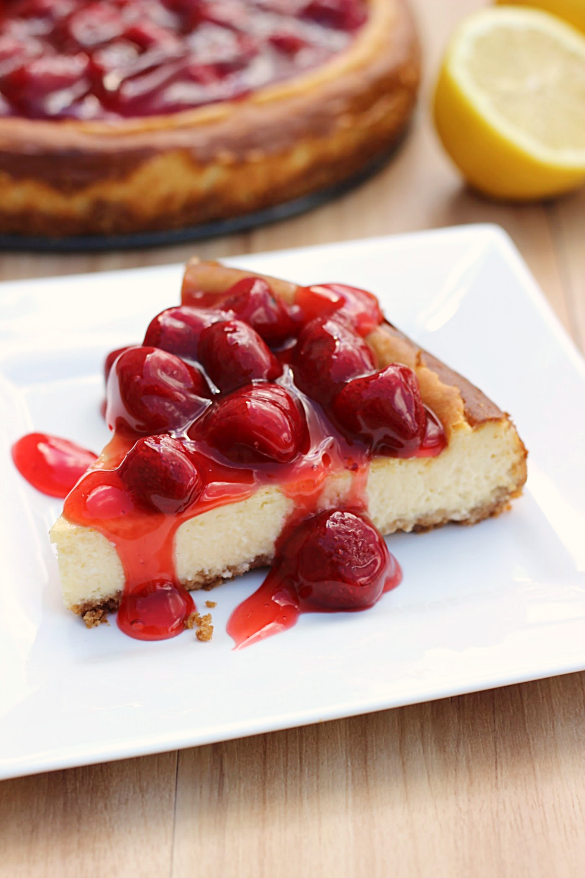 Lemon Strawberry Cheesecake - Whats Cooking Love?