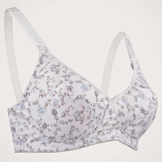 BongBongIdea LAYLA Padded Nursing/Maternity Bra (Blue)