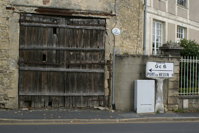 Large old doorway  in Bayeux, Normandy