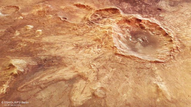 Splashdown! Crashing into martian mud Splashdown! Crashing into martian mud