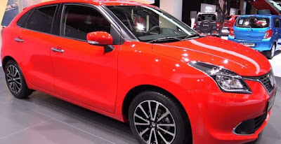 Baleno car images and pictures - red color