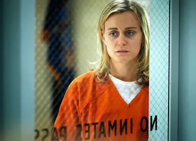 funny Taylor Schilling is Piper the innocent newbie in Orange is the New Black