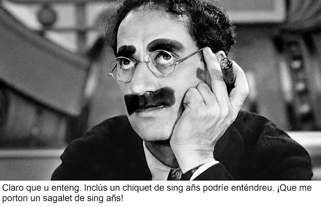 Claro que u enteng. Inclús un chiquet de sing añs podríe enténdreu. ¡Que me porton un sagalet de sing añs! Claro que u enteng. Inclús un chiquet de sing añs podríe enténdreu. ¡Que me porton un sagalet de sing añs!