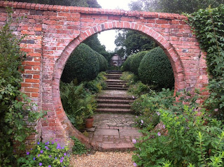 Circular doorway at West Green House, Hampshire
