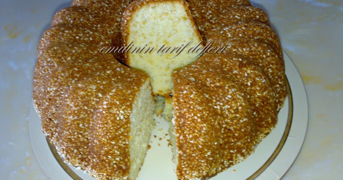 yemek yapmak da bir sanattır… tahinli susamlı kek