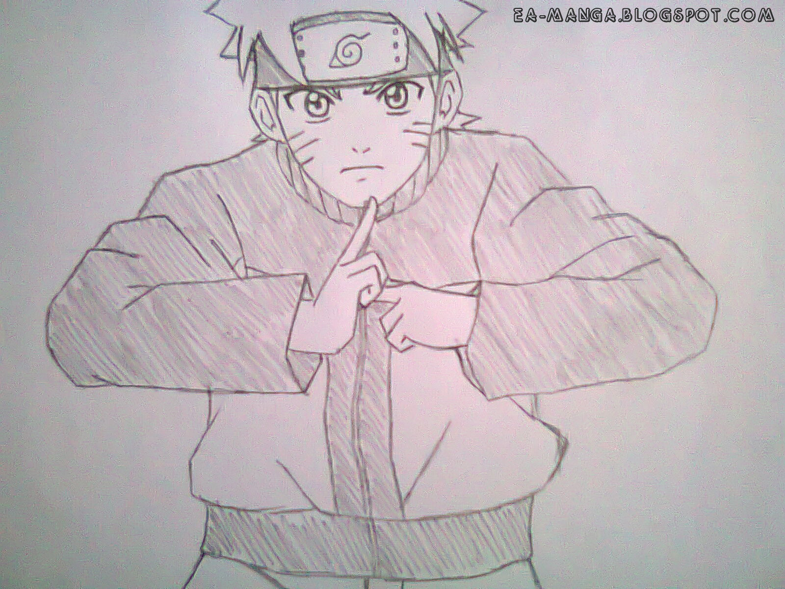 Cara Menggambar Naruto Uzumaki Manga Council