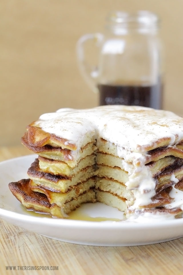 Healthy Banana Pancakes The Rising Spoon