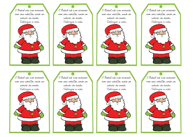 Cartões de Natal para Imprimir com Mensagens