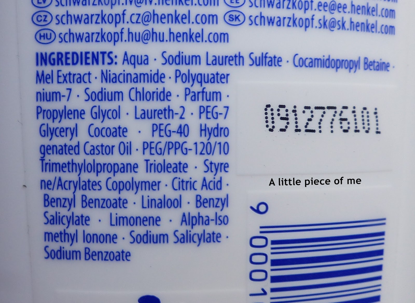 A little piece of me Fa Honey crème [hand soap & shower gel] Review