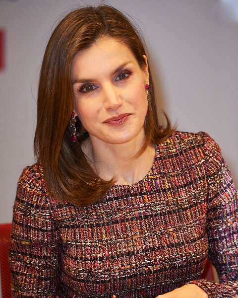 Queen Letizia attended a meeting of the FAD Foundation