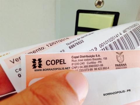 Resultado de imagem para conta de luz borrazopolis