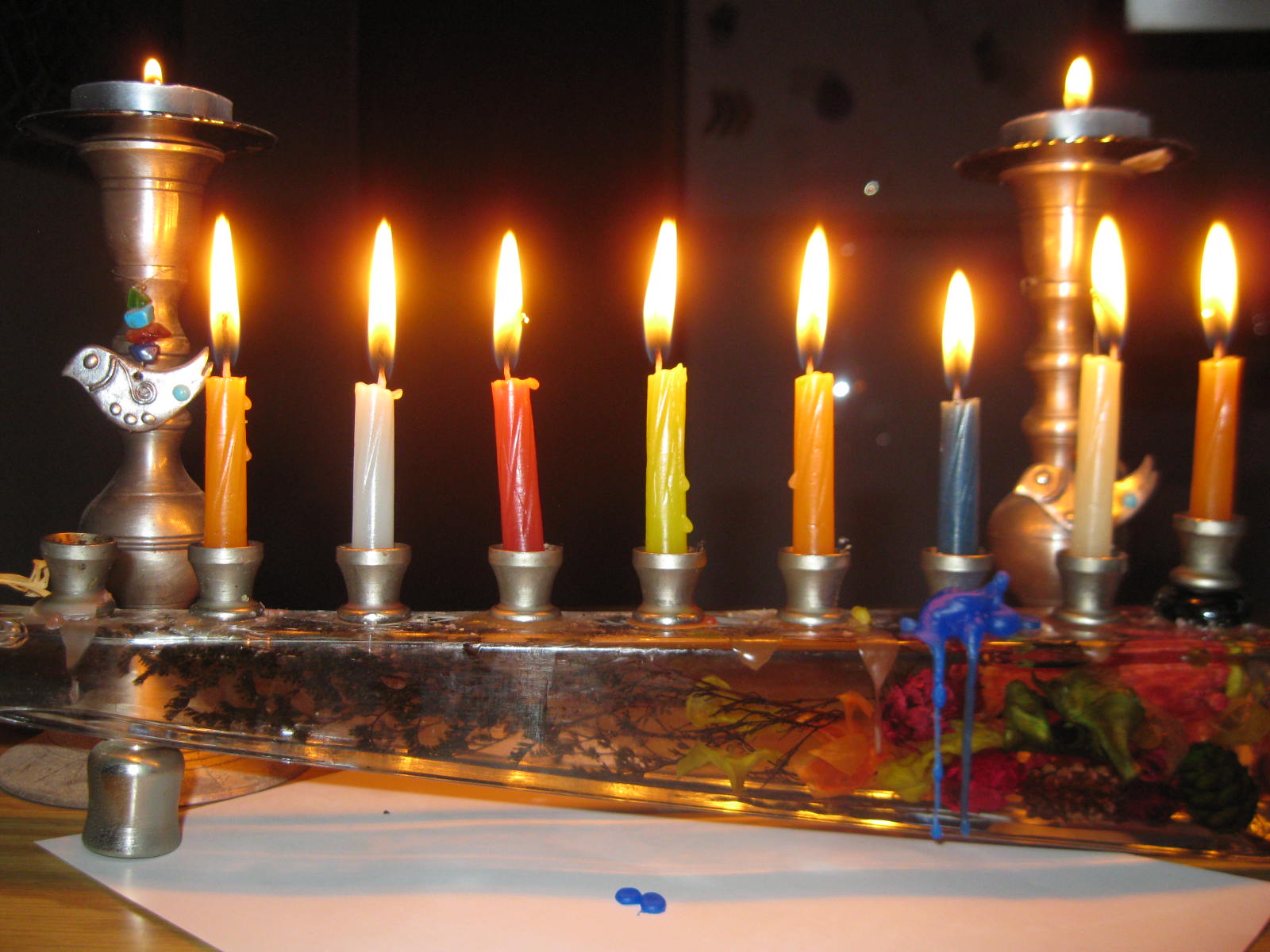 Jerusalem Hills daily photo Ten candles tonight