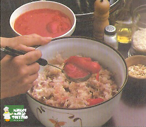 Mejillones rellenos de Arroz