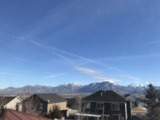East View The view facing east looking at the Wasatch Mountains.