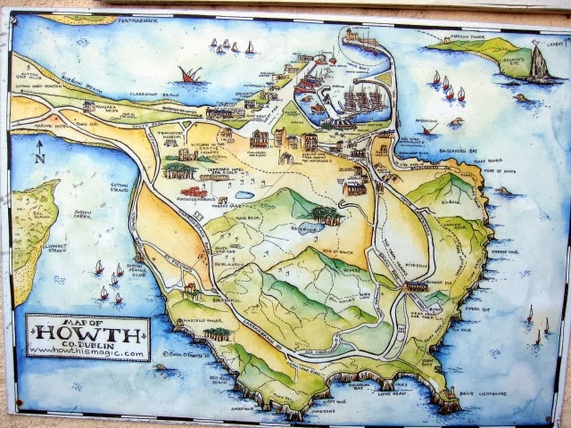 Howth Loop Map Yours in...: #575 Cliff walking in Howth