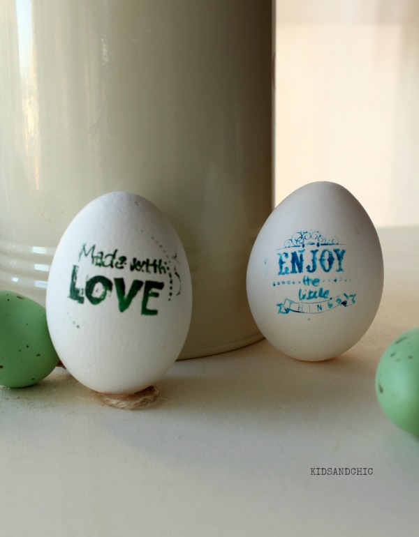 Como decorar Huevos de Pascua de forma sencilla -kidsandchic