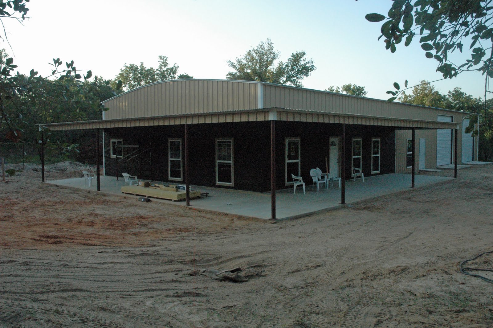 Christie Texas Homestead Building the Barndominium