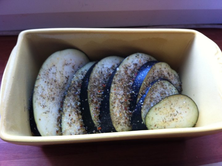 Ma cuisinez Moi. Aubergines au micro onde