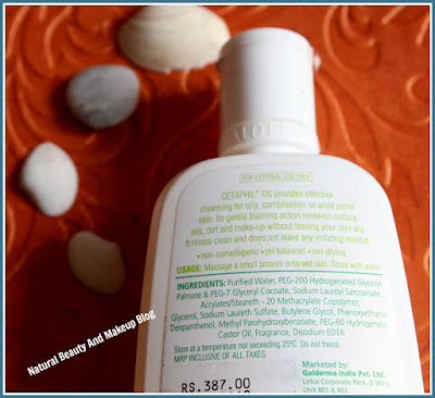 Cetaphil OS Cleanser: Review, Price & Other Details on Natural Beauty And Makeup blog