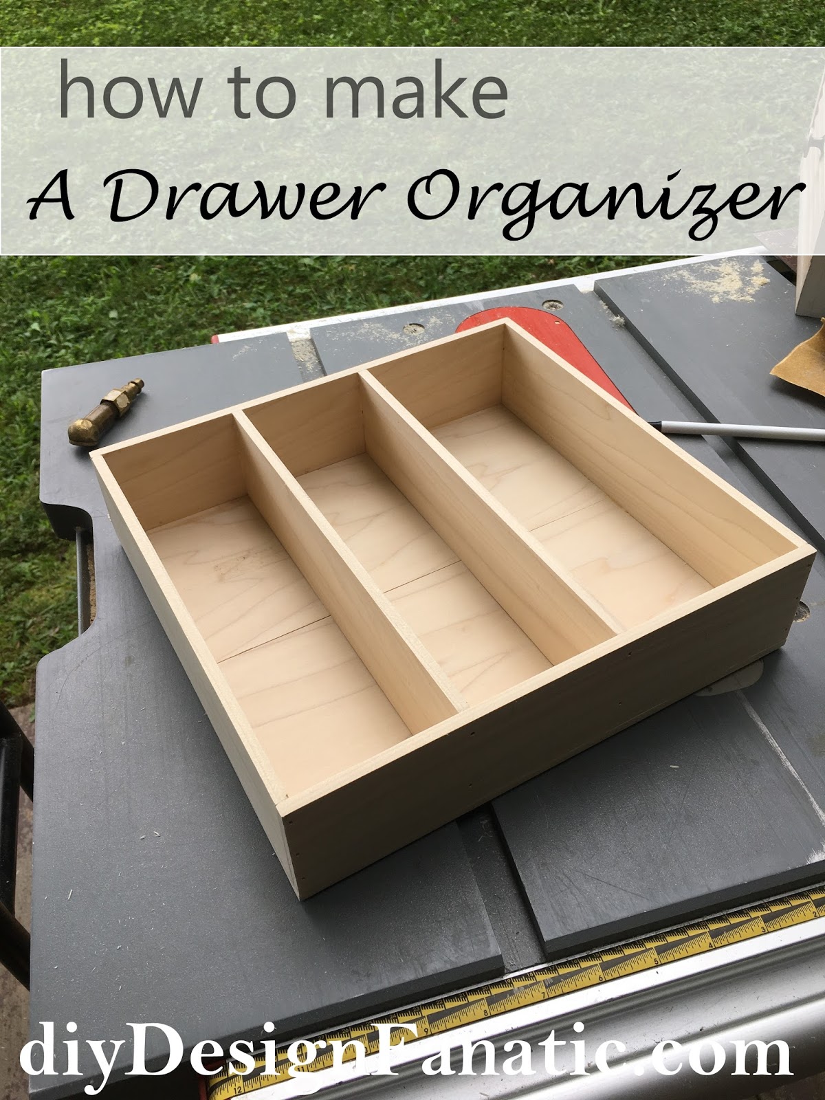 Drawer organizers don't always fit your needs perfectly and can be