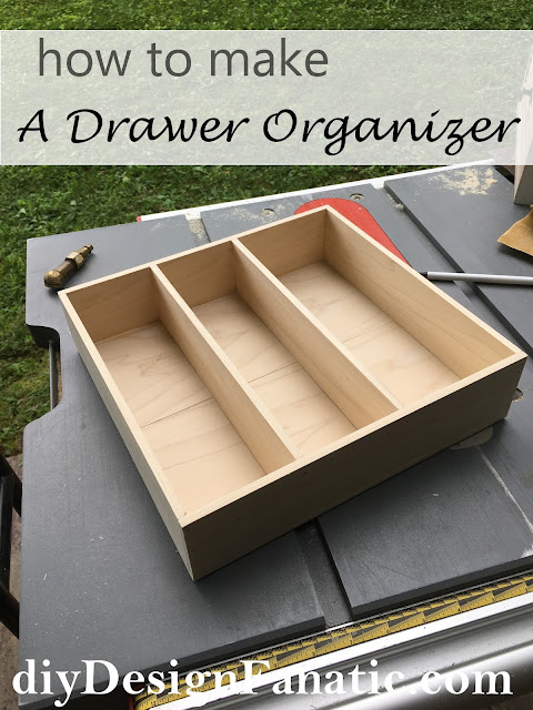 drawer organizer, diy, build it yourself, cottage, cottage style, farmhouse, farmhouse style, diydesignfanatic.com