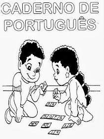 capas de caderno para trabalhos escolares