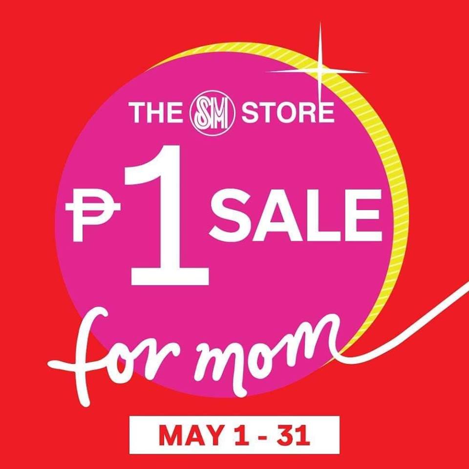 Manila Shopper SM Stores PISO Sale for Mom May 2019