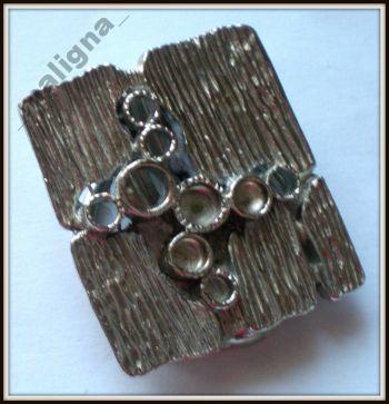 vintage klamra do apaszki retro vintage metalowa klamra do spięcia apaszki netstylistka