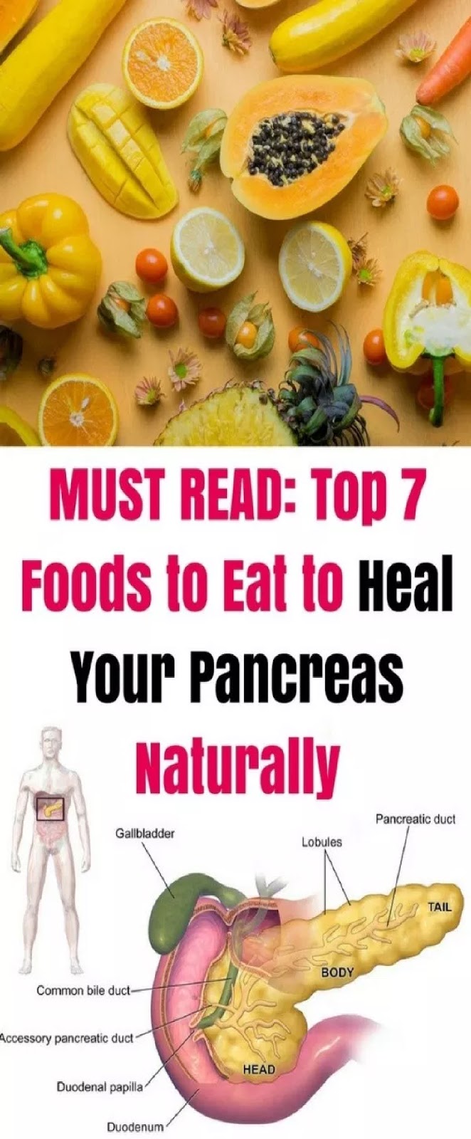 Must Read Best 7 Foods To Eat To Heal Your Pancreas Naturally KrobKnea