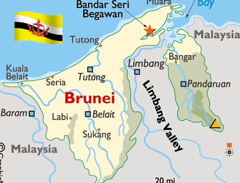 Bentuk negara brunei darussalam