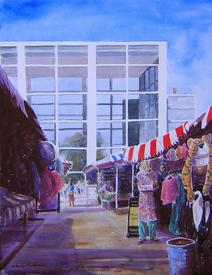 Kev's Art Blog. Milton Keynes. Milton Keynes Market.